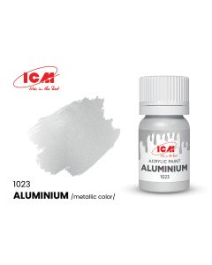 Акрилова фарба ICM: Aluminium (12ml)