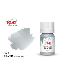 Акрилова фарба ICM: Silver (12ml)