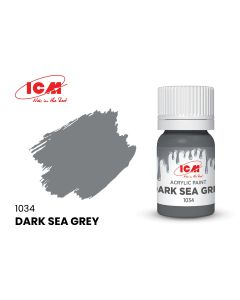 Акрилова фарба ICM: Dark Sea Grey (12ml)