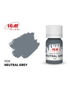 Акрилова фарба ICM: Neutral Grey (12ml)