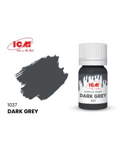 Акрилова фарба ICM: Dark Grey (12ml)