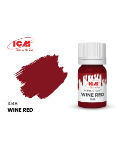 Акрилова фарба ICM: Wine Red (12ml)