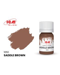 Акрилова фарба ICM: Saddle Brown (12ml)