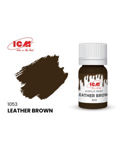 Акрилова фарба ICM: Leather Brown (12ml)