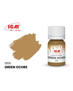 Акрилова фарба ICM: Green Ochre (12ml)