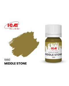 Акрилова фарба ICM: Middle Stone (12ml)