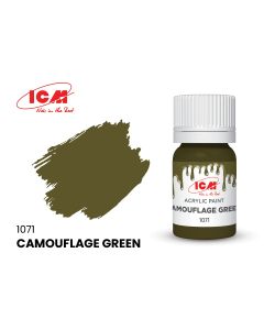 Акрилова фарба ICM: Camouflage Green (12ml)