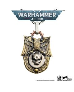 Срібна підвіска зі срібним ланцюжком Starforged: Warhammer 40000 Space Marines Macragge‘s Triumph Ultramarines 