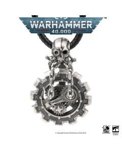 Срібна підвіска Starforged Warhammer 40000 Adeptus Mechanicus Phylactery of the Pious Necklace 