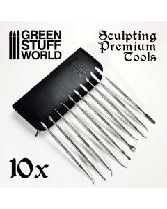 Набір інструментів Green Stuff World: 10x Professional Sculpting Tools with Case