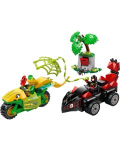 Конструктор LEGO Marvel Перегони на електромобілях з динозаврами (11198)