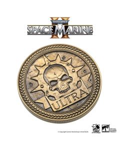 Колекційна монета Starforged Warhammer 40K: Space Marines 2 Ultramarines Collectible Coin