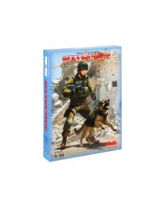 Збірні моделі фігурок ICM: Офіцер підрозділу К-9 IDF з собакою