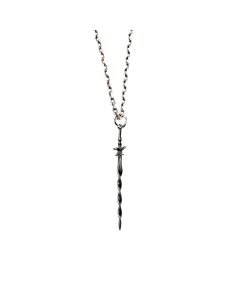 Срібна підвіска з ланцюжком із нержавіючої сталі Starforged Dark Souls III Coiled Sword Pendant Soul of Cinder