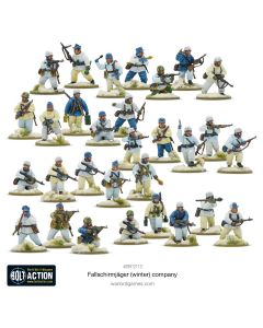 Набір мініатюр Warlord Games Bolt Action: German Fallschirmjager Winter Platoon