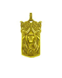 Золота підвіска зі срібним ланцюжком Starforged: Warhammer 40000 Emperor of Mankind Necklace