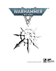 Підвіска зі сталі з ланцюжком Starforged Faction Chaos Four Gods Undivided Warhammer 40K