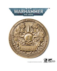 Колекційна монета Starforged Warhammer 40K: Imperium of Man Terra Collectible Coin