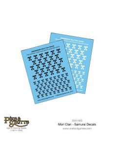 Набір декалей Warlord Games Pike and Shotte: Feudal Japan: Samurai Decals: Mori Clan