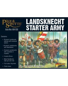 Набір мініатюр Warlord Games Pike and Shotte: Italian Wars: Landsknecht Starter Army