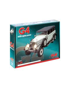 Збірна модель автомобіля ICM: Typ G4 з піднятим тентом
