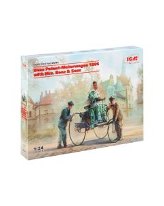 Збірна модель автомобіля ICM: Автомобіль Бенца 1886 р. з фрау Бенц і синами