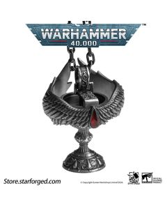 Срібна підвіска зі срібним ланцюжком Starforged Warhammer 40K Blood Angel Red Grail Sanguinius