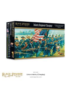 Набір мініатюр Warlord Games Black Powder: American Civil War: Infantry Regiment Charging