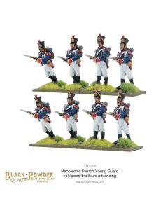 Набір мініатюр Warlord Games Black Powder: Napoleonic Wars: French Young Guard Voltigeurs/Tirailleurs Advancing