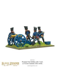 Набір мініатюр Warlord Games Black Powder: Napoleonic Wars: Prussian Foot Artillery With 7 or 10-inch Howitzer (1813-1815)