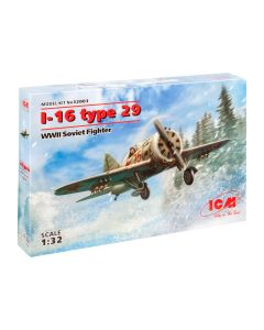 Збірна модель літака ICM: І-16 тип 29 (винищувач-моноплан)