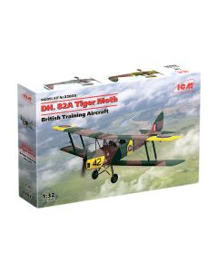 Збірна модель літака ICM: DH. 82A Tiger Moth