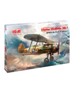 Збірна модель літака ICM: Глостер Гладіатор Mk.I