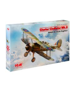 Збірна модель літака ICM: Глостер Гладіатор Mk.II
