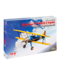 Збірна модель літака ICM: Stearman PT-17/N2S-3 Kaydet