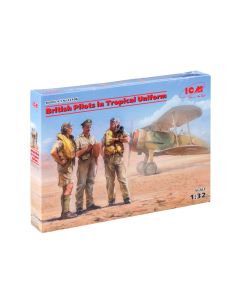Збірні моделі фігурок ICM: Британські пілоти в тропічній формі (1939-1943)