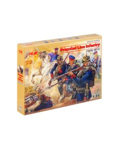 Збірні моделі фігурок ICM: Прусська лінійна піхота (1870-1871)