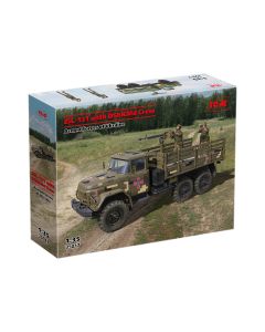 Збірна модель вантажівки ICM: ЗіЛ-131 ЗСУ з ДШКМ та розрахунком