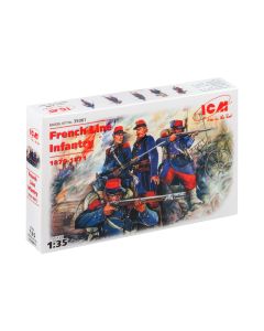 Збірні моделі фігурок ICM: Французька лінійна піхота (1870-1871)