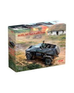 Збірна модель бронетехніки ICM: Sd.Kfz. 247 Ausf.B з екіпажем