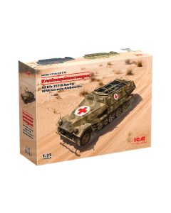 Збірна модель бронетехніки ICM: Krankenpanzerwagen (санітарний бронетранспортер)