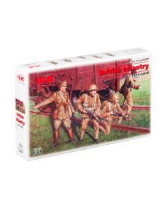 Збірні моделі фігурок ICM: Британська піхота (1917-1918)