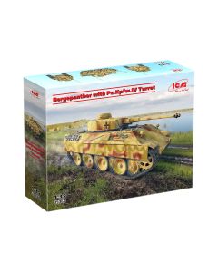 Збірна модель танка ICM: Бергепантер з баштою Pz.Kpfw.IV