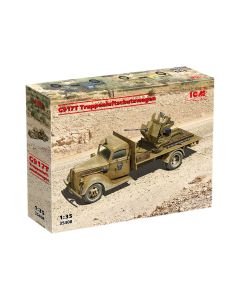 Збірна модель вантажівки ICM: G917T Truppenluftschutzwagen (імпровізована зенітна вантажівка Вермахту)