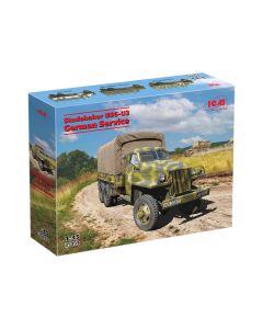 Збірна модель вантажівки ICM: Studebaker US6-U3 на німецькій службі