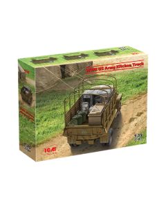 Збірна модель вантажівки ICM: Кухонний фургон армії США 2СВ