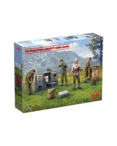 Збірні моделі фігурок ICM: Американська польова піч M1937 з кухарями