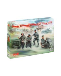 Збірні моделі фігурок ICM: Екіпаж німецької командної машини (1939-1942)