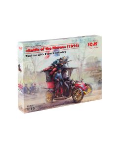 Збірна модель автомобіля ICM: Таксі з французською піхотою