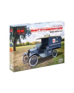 Збірна модель автомобіля ICM: Модель T 1917 санітарна (рання)